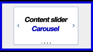 Episode 1: Carousel slider control with navigation and controls (testimonial slider, content slider)