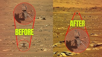 NASA’s Ingenuity Mars Helicopter Successful First Flight | video of lift off and landing | Sol 58