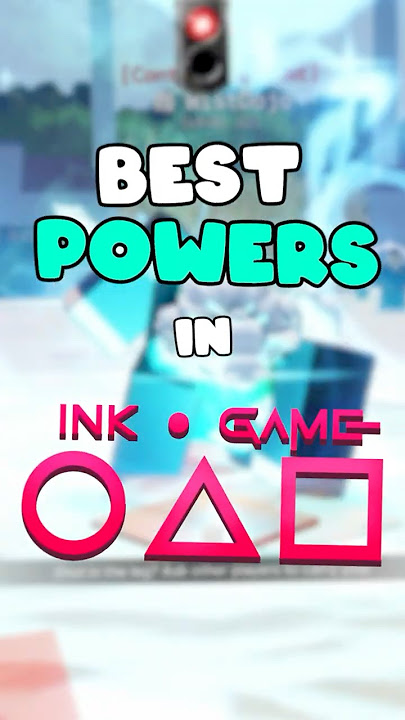 Best POWERS In INK GAME Roblox... ⚡ #inkgame #roblox #teirlist