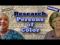 Researching Persons of Color: African American Genealogy