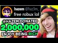 KreekCraft Gets Donated $2,000,000 ROBUX