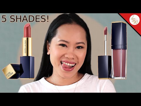 Video: Estee Lauder Pure Color Envy Nerātns naivs šķidrums Lip Potion Review