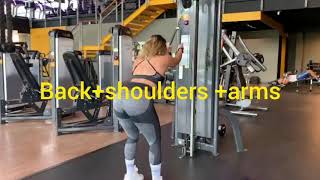 Back+shoulders +armو الكتف والذرعين تمارين  الظهر