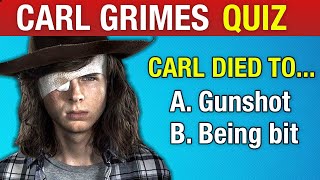 Are you a TRUE Walking Dead fan? - Do the Carl Quiz!