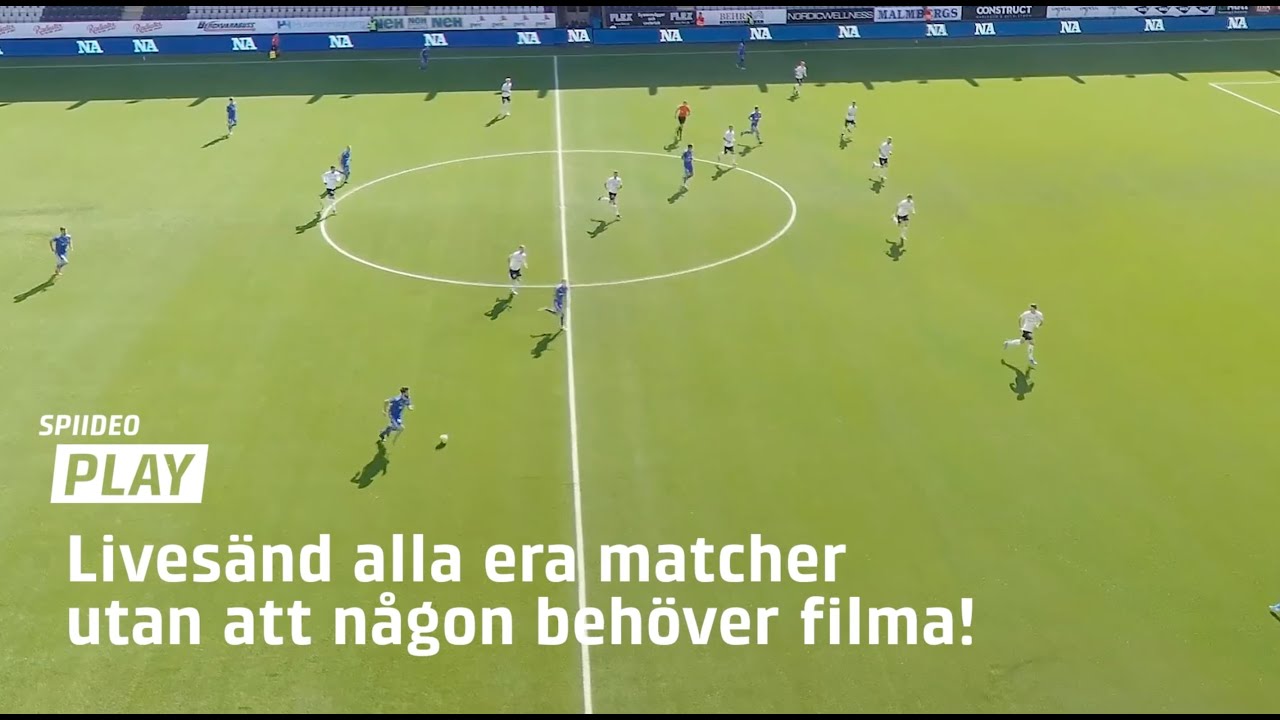 Spiideo Play - Livesänd sport utan att någon behöver filma!