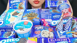 ASMR OREO PARTY (ALL VARIANT) OREO ICE CREAM, OREO SOFT CAKE, OREO SOCOLA PIE, OREO WAFER, MOCHI