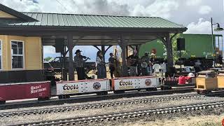 Band playing Wabash Cannonball at the Bijou Creek and Western