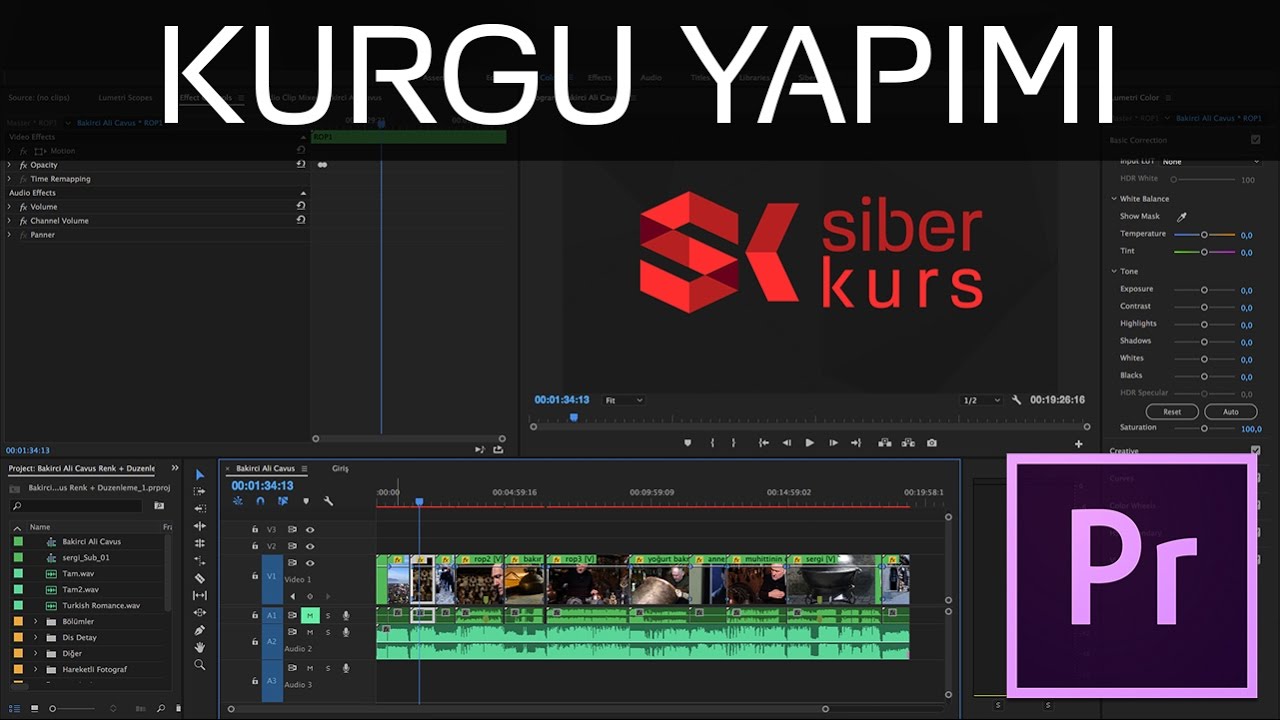 New Premiere Pro'da Montaj Yapımı - Tek Videoda Premiere Pro Öğren | Adobe Premiere Pro Dersleri