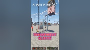 How TRANSPARENT BLOCKS DIFFER in JAVA and BEDROCK | Redstone with PsiVolt #minecraft #redstone