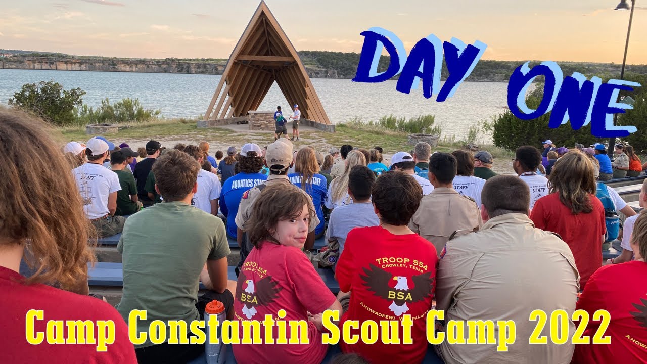 Camp Constantin Scout Camp 2022 Day One YouTube