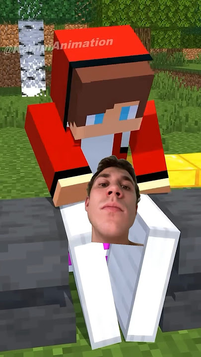 JJ and Mikey VS GIRLS in Minecraft - Maizen #minecraft #maizen #jj #mikey #animation #challenge