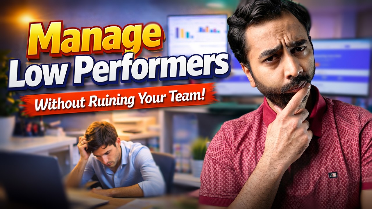 How To Manage Low Performers | The Right Way!