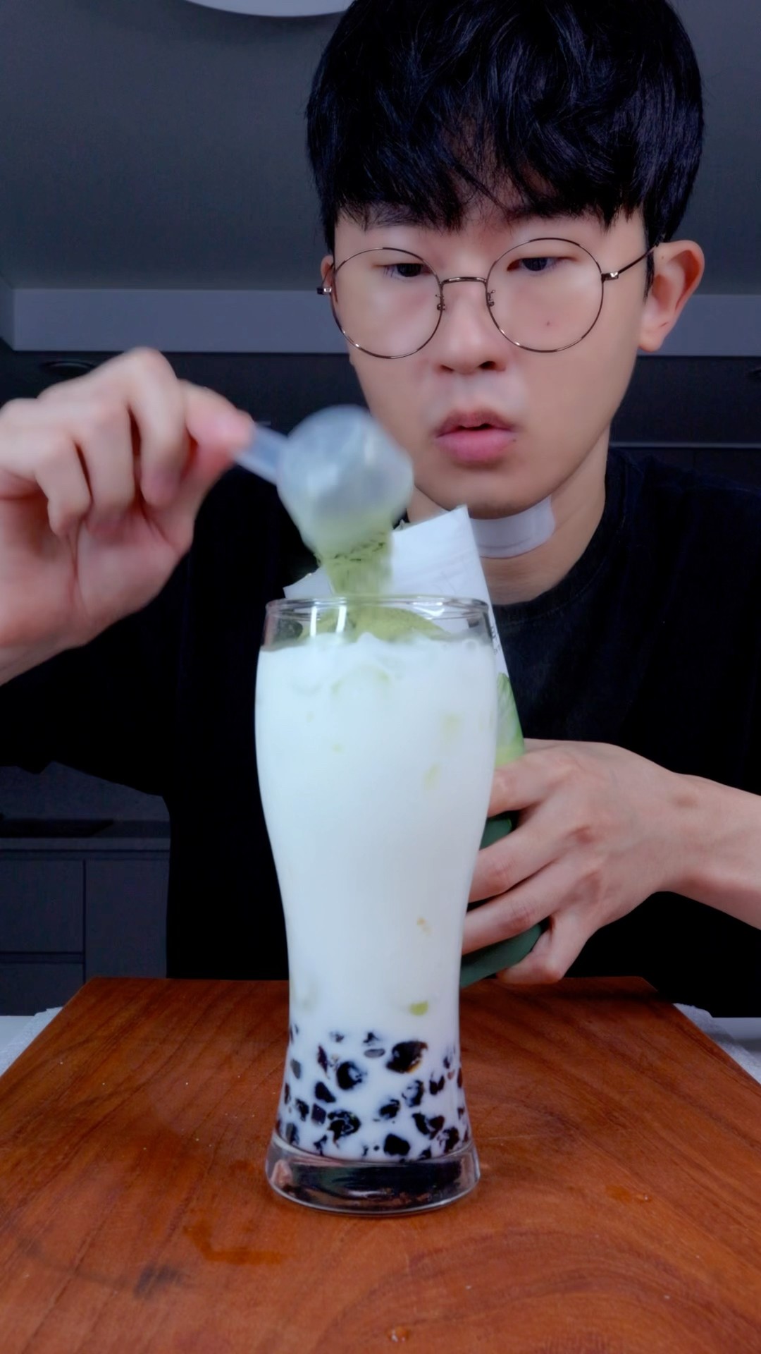 How to make green tea boba