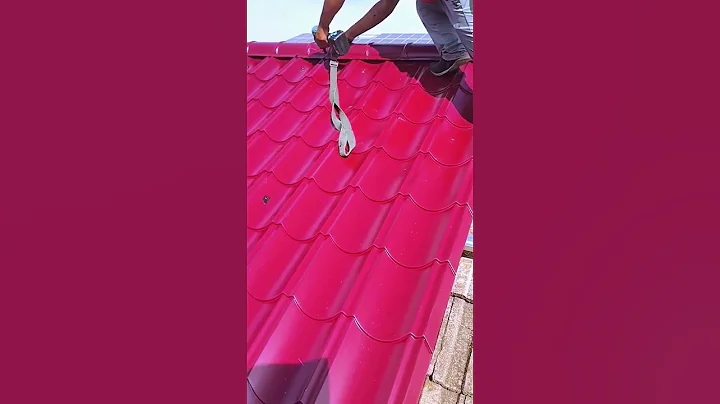 Color steel tile waterproof renovation- Good tools and machinery make work easy