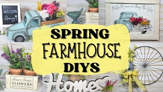 DOLLAR TREE FARMHOUSE DECOR - EASY DIYs for SPRING