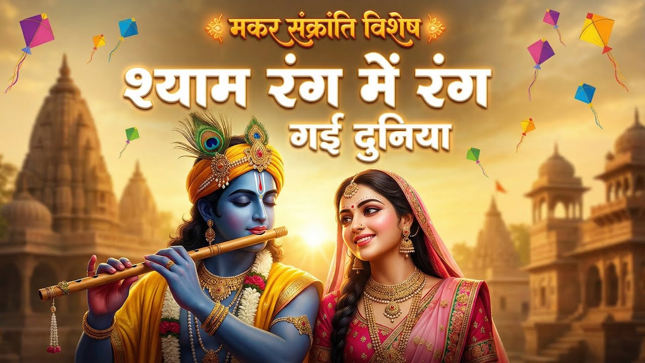 श्याम रंग में रंग गई दुनिया | मकर संक्रांति विशेष राधा कृष्ण भजन | AK Bhakti Ras