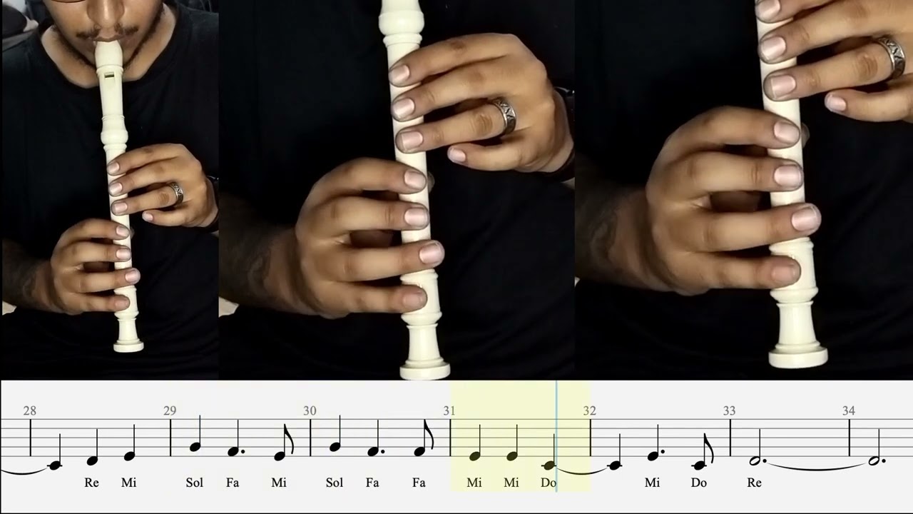 La Llorona -  Flauta dulce - Tutorial Fácil