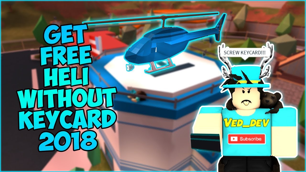 ROBLOX JAILBREAK HOW TO GET HELICOPTER WITHOUT KEY CARD ...