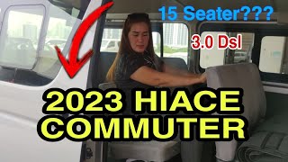 2023 HIACE COMMUTER  3.0 DSL MT