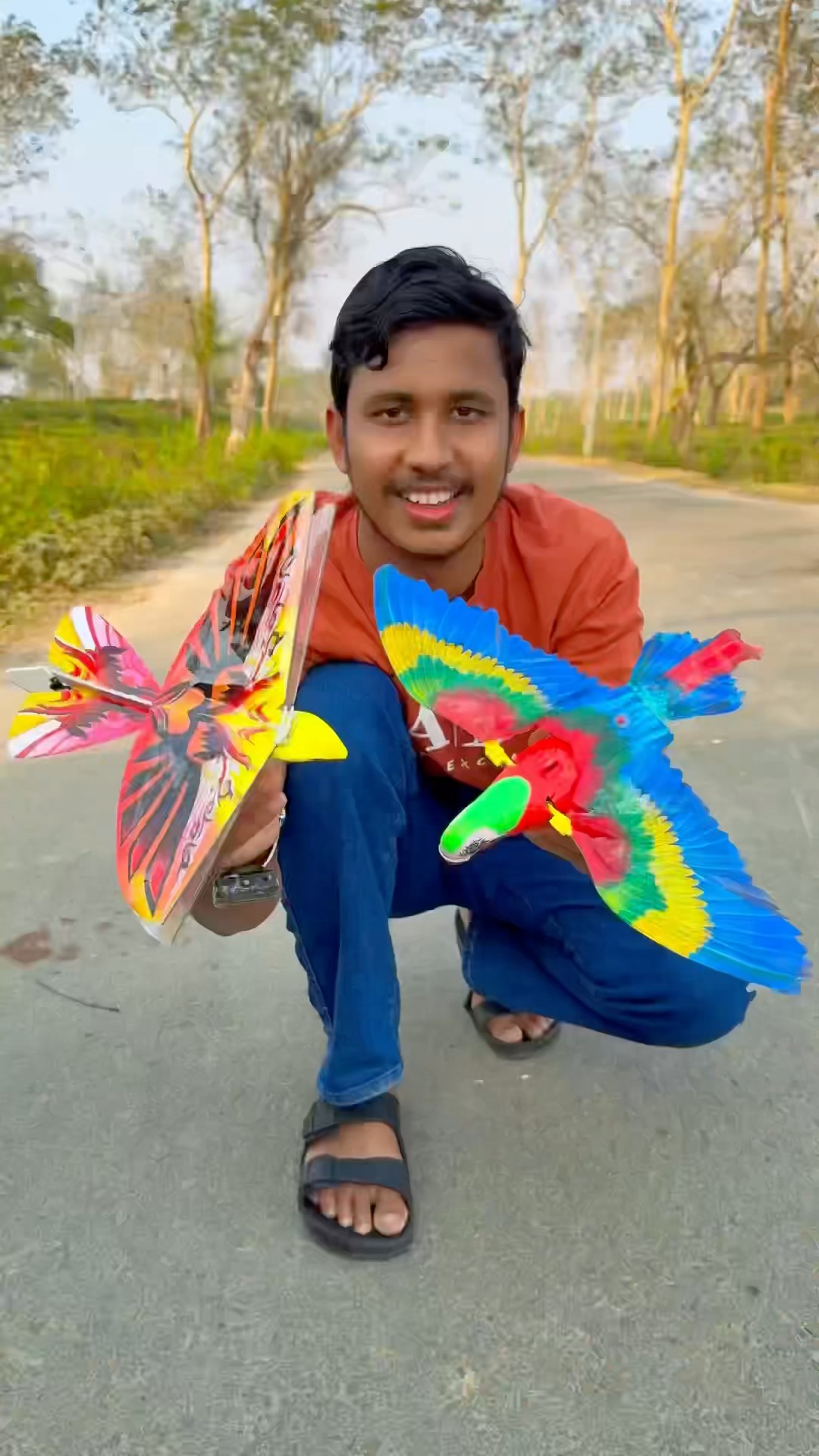 Remote Control Bird V/S Non RC Bird #rcbird