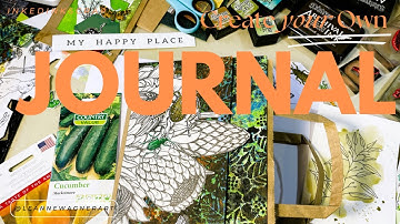 Junk Journal Show & Tell-Gorgeous Handmade Gardening Journal. #collectionobsession