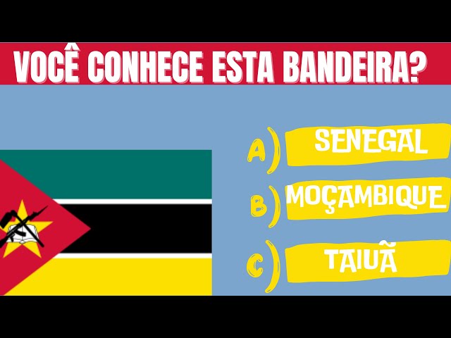 QUIZ BANDEIRAS DE PAÍSES - QUANTAS BANDEIRAS VOCÊ CONHECE