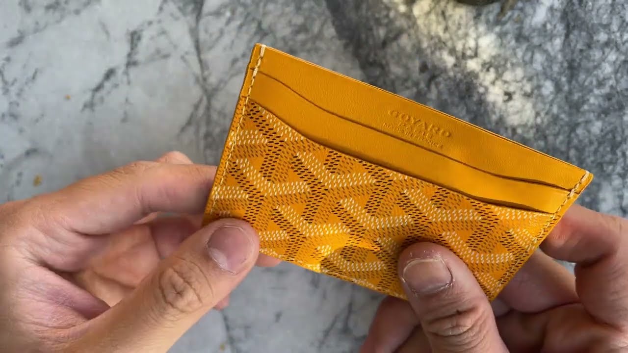 I just received a Pocket Organizer and I can't say I am super impressed. I  was carrying a Goyard St. Sulpice card holder and it was so thin. This  might take some