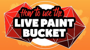 How to use the Live paint bucket in Adobe Illustrator CC