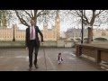 Worlds tallest man meets worlds shortest in london