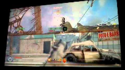 MW2- Across map throwing knife kill in favela
