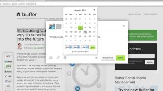 How To Custom Schedule Your Posts Using Buffer App (New Feature!) screenshot 5