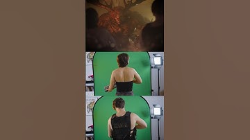 Greenscreen in Blender #greenscreen #blender #shorts