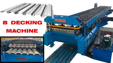 【B DECKING MACHINE 】: Metal Deck Systems | Metal Deck Roll Forming Machine ▶LOTOS 2021◀