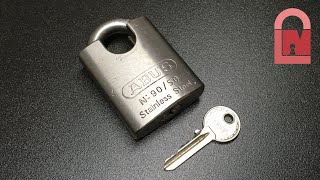 Abus 90/50 Stainless Steel Padlock Picked