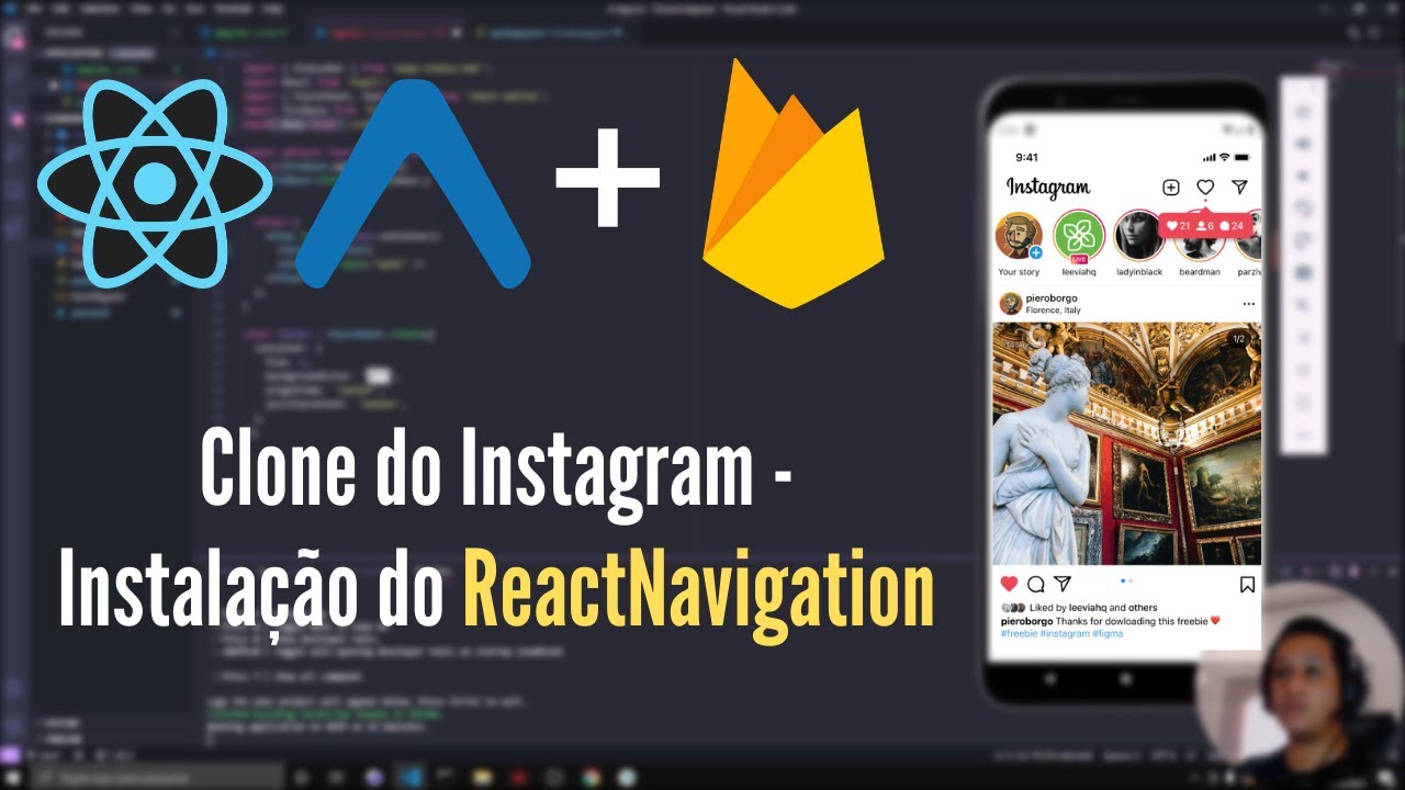 Clone Instagram Expo ReactNative - Instalação do React Navigation - YouTube