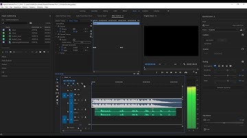 Premiere Pro Tutorial - Auto lower sound when dialogue is playing, and some issue workarounds