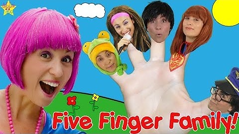 Thumbnail of Daddy Finger Family Song - Five Finger Dress Up | Rhymes For Children - Debbie Doo!