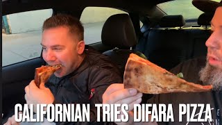 Californian tries DiFara Pizza. What did he think?