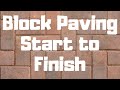 Building a 40m2 Block Paving Driveway (made with reclaimed martials)