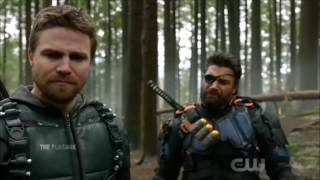 Arrow 5x23 Slade Gives Advice To Oliver