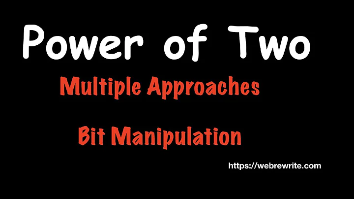 Power of Two | LeetCode 231 | Check If Number is Power of 2 using Bitwise Operator