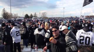 Sunday november 10th, raiders fans in new york metlife stadium.