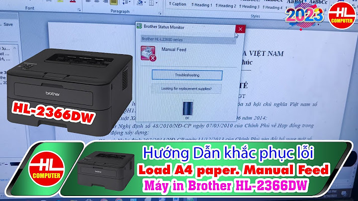 Máy in báo lỗi manual feed load paper hp p2023 năm 2024