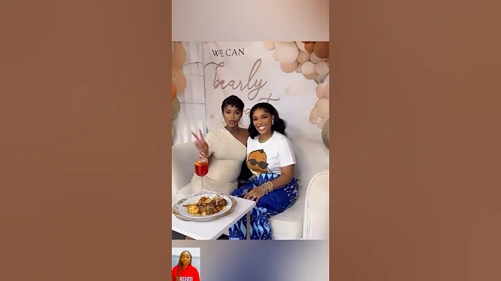 Priscilla Ojo & her lovely mother vibing nicely at her baby Shower in Canada. She looks stunning