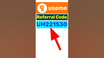 Useme App Referral Code is UM221530 यूसमी रेफरल कोड ! Useme Referral Code ! Use Me App Referral Code