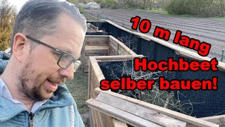 Wie man ein DIY Hochbeet baut ! Hochbeet selber bauen ! Hochbeet aus Holz ! Hochbeet aus Paletten