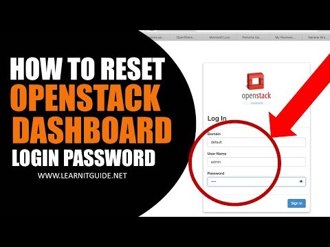 Not able to Login to Openstack Dashboard? How to Reset or Update Openstack Admin Password