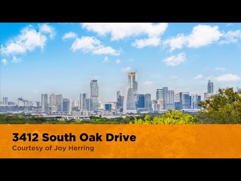 3412 South Oak Drive, Austin, TX home video tour