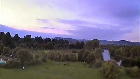 FPV Drone Video: First drone flight with Fatshark Dominator V3 goggles