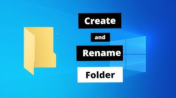 How to Create and Rename a Folder | How to create and rename a folder on windows
